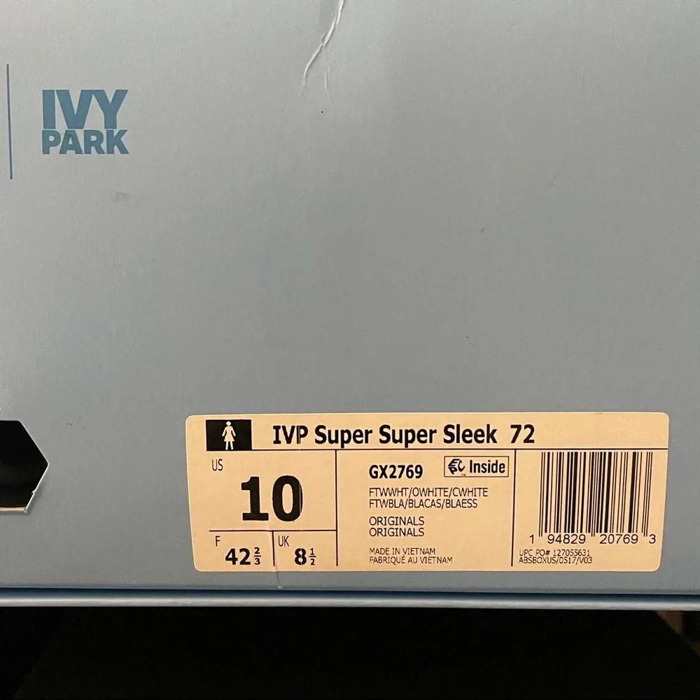 Adidas Ivy Park Super Sleek 72 'Icy Park' Women's Platform Shoes NEW - Picture 15 of 15